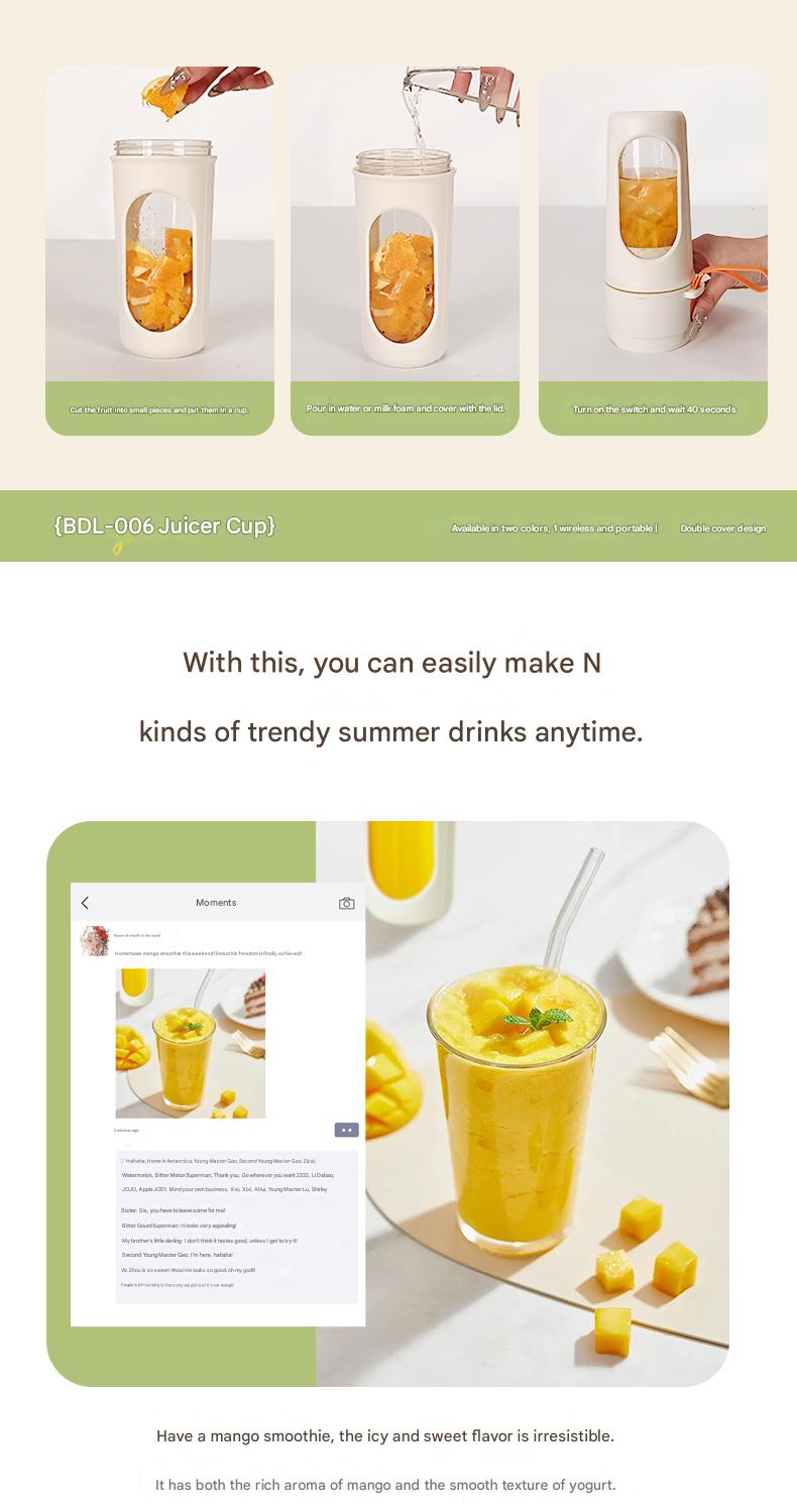 Portable Blender Cup (TikTok Trending) - 14