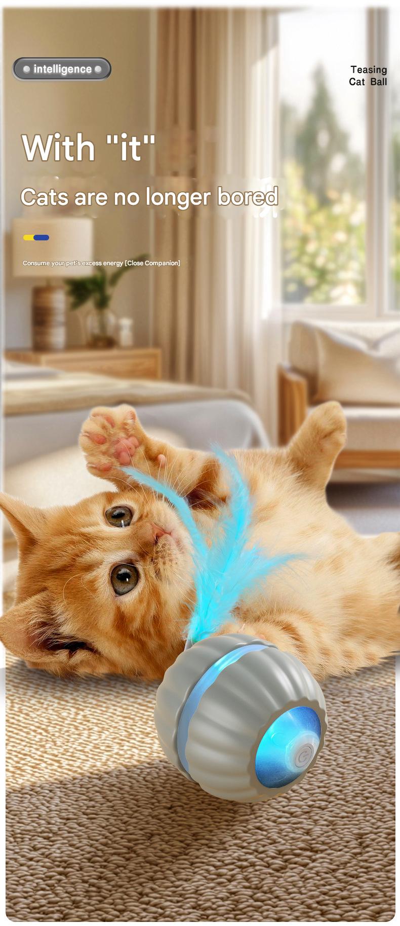 Smart Interactive Cat Ball Toy (TikTok Viral) - 10