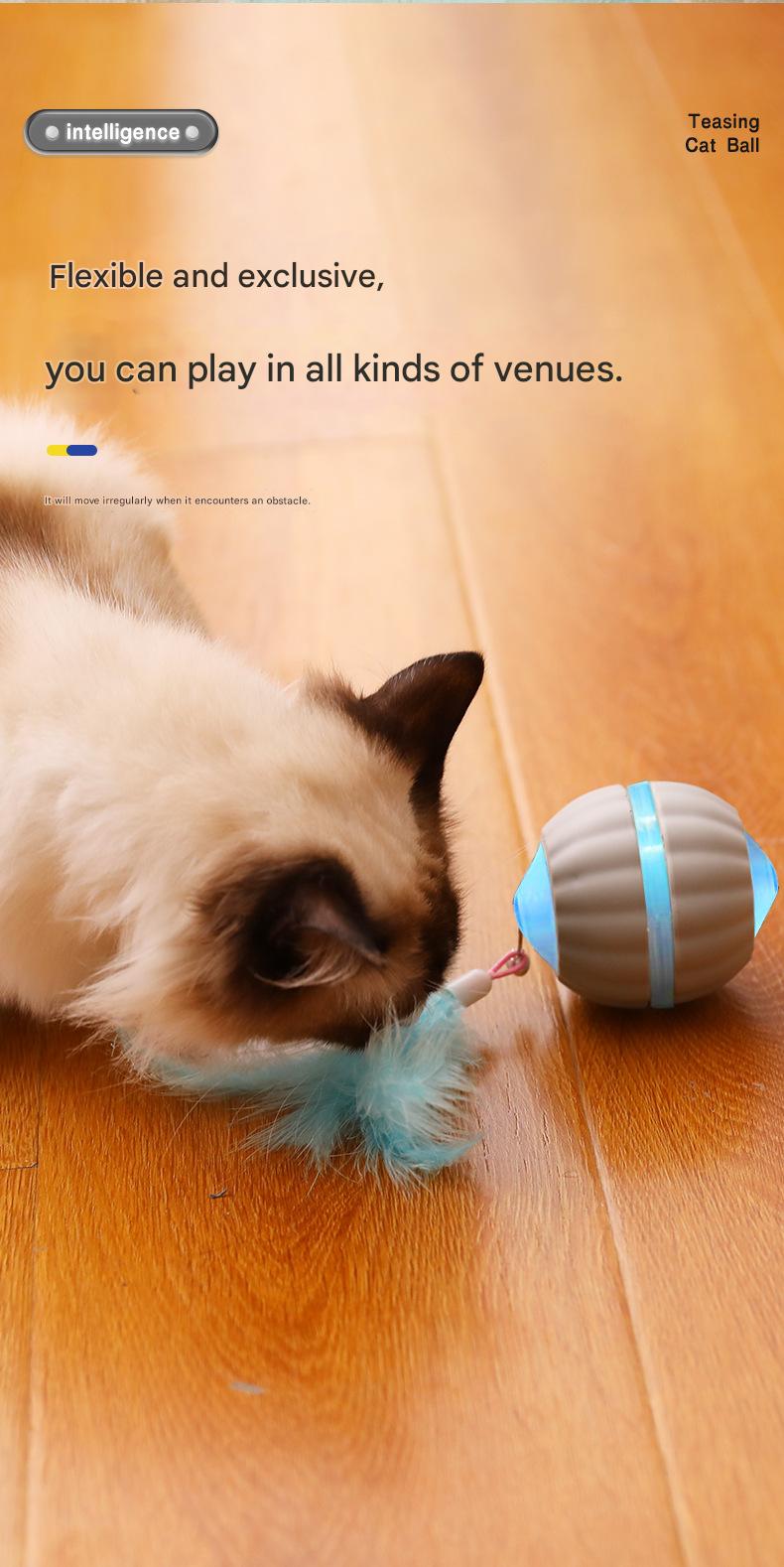 Smart Interactive Cat Ball Toy (TikTok Viral) - 8