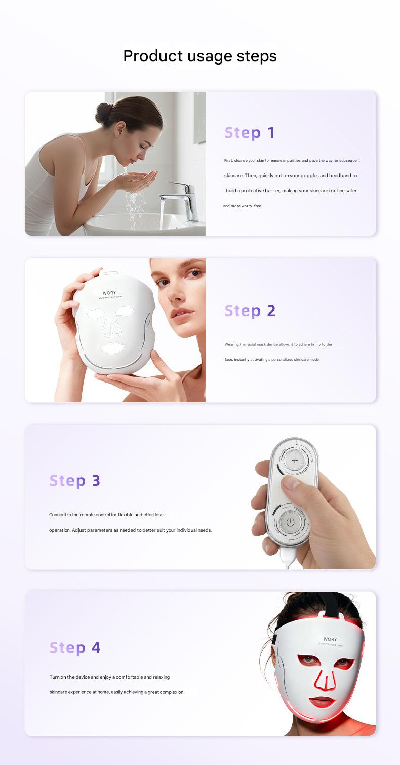 Red Light Therapy Facial Device - 13
