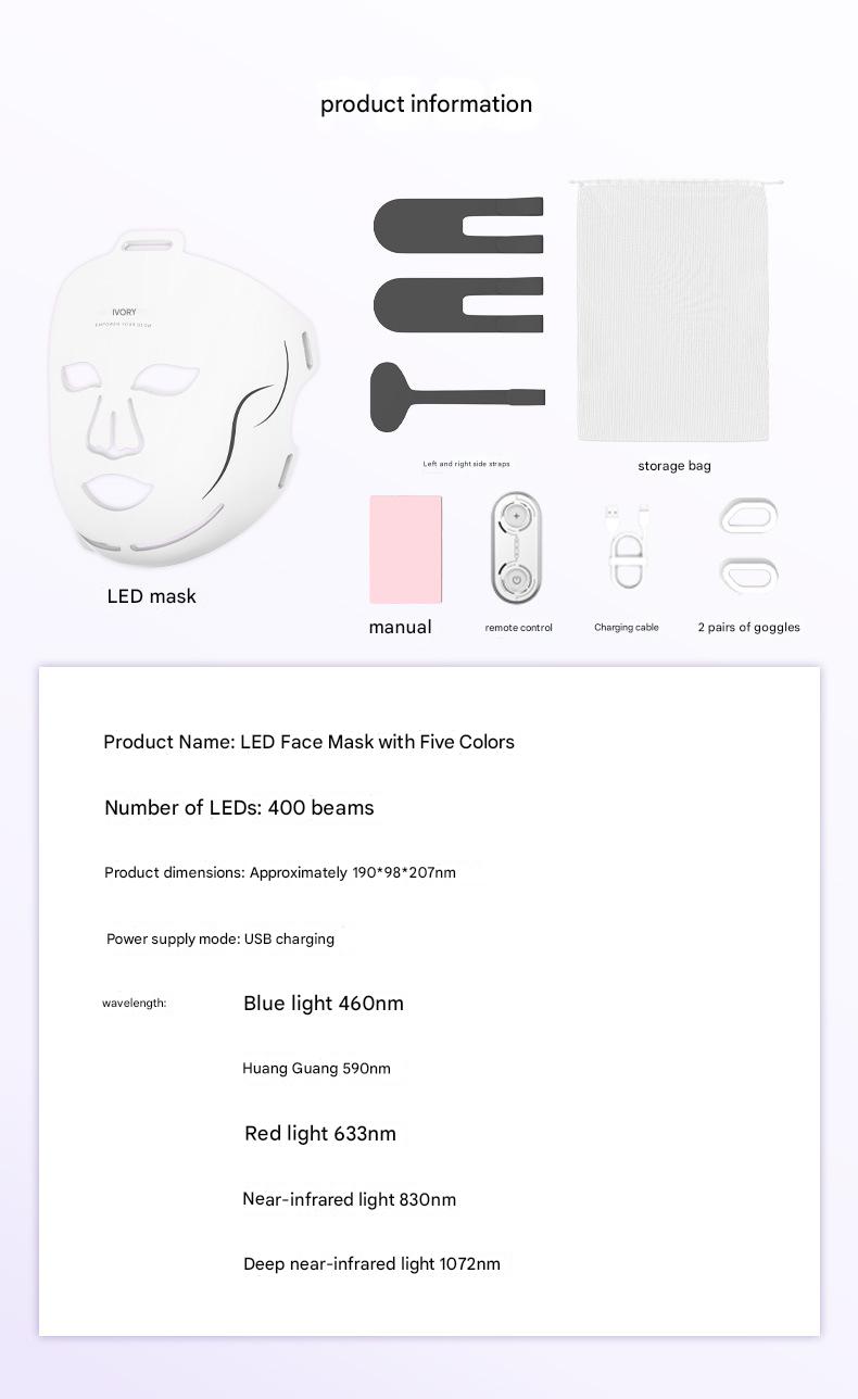 Red Light Therapy Facial Device - 14